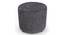 Chevron Ottoman (Mossy Grey) by Urban Ladder - - 