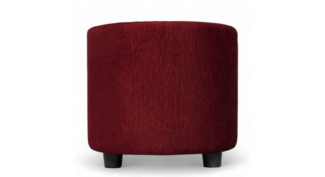Chevron Ottoman (Mossy Maroon) by Urban Ladder - - 