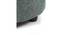 Lisbon Solid Wood Ottoman Pouffee in Textured Cyan Blue Jackard fabric (Blue) by Urban Ladder - - 
