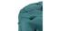 Dallas Solid Wood Ottoman Pouffee in Turquoise Sea Velvet (Multicoloured) by Urban Ladder - - 