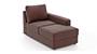 Apollo Sofa Set (Burgundy, Leatherette Sofa Material, Regular Sofa Size, Soft Cushion Type, Sectional Sofa Type, Right Aligned Chaise Sofa Component, Regular Back Type, Regular Back Height) by Urban Ladder - - 97171