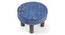 Maple Foot Stool (Indigo Patchwork Kantha) by Urban Ladder - - 