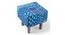 Verona Pouffe Stool (Indigo Patchwork Kantha) by Urban Ladder - - 