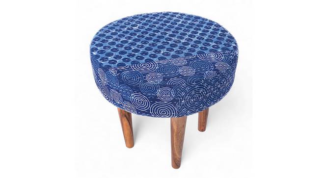 Nayla Stool (Indigo Patchwork Kantha) by Urban Ladder - - 