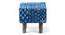 Verona Pouffe Stool (Indigo Patchwork Kantha) by Urban Ladder - - 