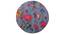 Nayla Stool (Bird Print Grey Kantha) by Urban Ladder - - 