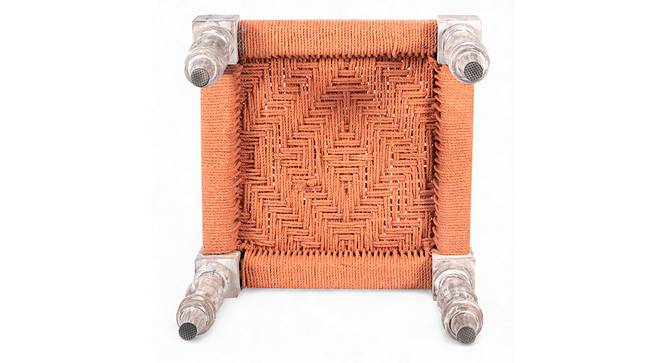 Riaza Stool (Orange) by Urban Ladder - - 