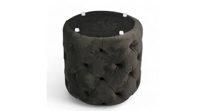 Dallas Ottoman (Grey Velvet) by Urban Ladder - - 