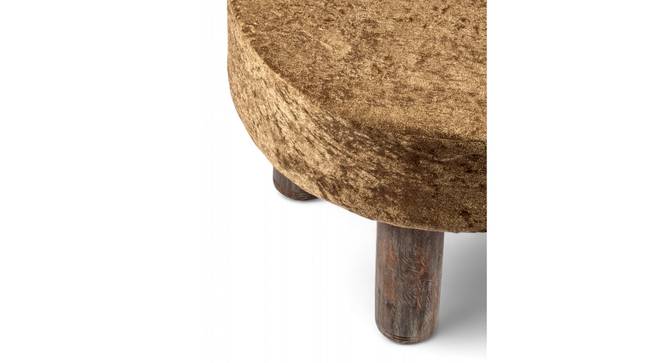 Maple Foot Stool (Green Sparkle Velvet) by Urban Ladder - - 