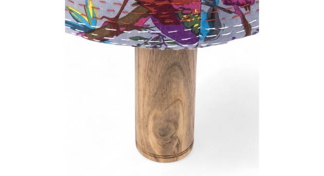 Morgan Pouffe Stool (Bird Print Grey Kantha) by Urban Ladder - - 