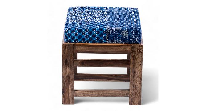 Houston Stool (Indigo Patchwork Kantha) by Urban Ladder - - 