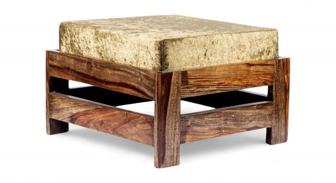 Amber Foot Stool (Velvet Green) by Urban Ladder - - 