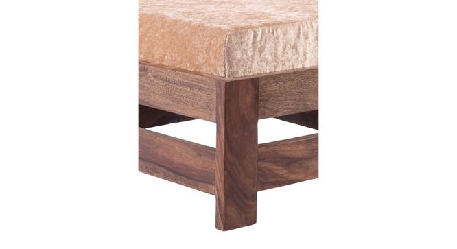Amber Foot Stool (Velvet Cream) by Urban Ladder - - 