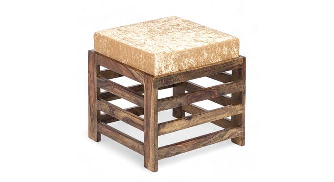 Houston Stool (Velvet Cream) by Urban Ladder - - 
