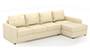 Apollo Sofa Set (Cream, Leatherette Sofa Material, Regular Sofa Size, Soft Cushion Type, Sectional Sofa Type, Sectional Master Sofa Component, Regular Back Type, Regular Back Height) by Urban Ladder - - 97197