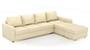 Apollo Sofa Set (Cream, Leatherette Sofa Material, Regular Sofa Size, Soft Cushion Type, Sectional Sofa Type, Sectional Master Sofa Component, Regular Back Type, Regular Back Height) by Urban Ladder - - 97200