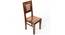 Oliver Sheesham Wood Set of 2 Dining Chairs in Teak Finish (Teak Finish, Set of 1 Set) by Urban Ladder - - 