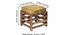 Houston Stool (Velvet Green) by Urban Ladder - - 