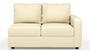 Apollo Sofa Set (Cream, Leatherette Sofa Material, Regular Sofa Size, Soft Cushion Type, Sectional Sofa Type, Right Aligned 2 Seater Sofa Component, Regular Back Type, Regular Back Height) by Urban Ladder - - 97216