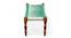 Hamilton Sheesham Wood 2 Seater Maachi Bench set with 2 Stools in Assorted Multi-Colour Chindi & Yellow Rope Canning (Green & White, Lacquered Finish, Bench Only Set) by Urban Ladder - - 