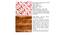 Asteria Solid Wood 2 Seater Bench in Stripe Multi Colour Jackard fabric (Red, Lacquered Finish, Bench Only Set) by Urban Ladder - - 