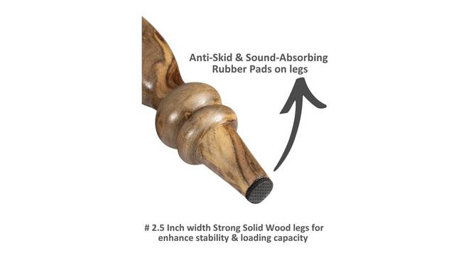 Cairo Bench - Velvet Brown (Teak Finish, Velvet Brown) by Urban Ladder - - 