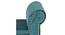 Queens Solid Wood 2 Seater Bench/ Couch with inside Storage Space in Turquoise Sea Velvet (Turquoise, Lacquered Finish, Bench Only Set) by Urban Ladder - - 