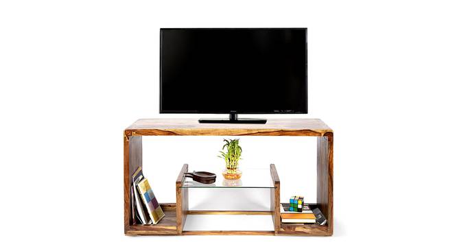Amigo TV Unit (Teak Finish, Teak Finish) by Urban Ladder - - 