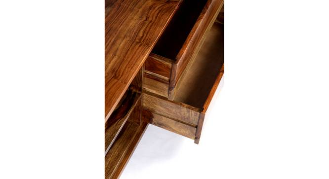 Amy TV Unit (Teak Finish, Teak Finish) by Urban Ladder - - 