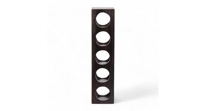 Wembley Sheesham Wood Wine Rack for 5 Bottles in Mahogany Finish (Mahogany Finish, 5 Bottles Capacity) by Urban Ladder - - 