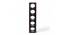 Wembley Sheesham Wood Wine Rack for 5 Bottles in Mahogany Finish (Mahogany Finish, 5 Bottles Capacity) by Urban Ladder - - 
