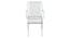 Opal Metal Outdoor Arm Chair Set of 2 (White) by Urban Ladder - - 