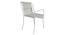 Opal Metal Outdoor Arm Chair Set of 2 (White) by Urban Ladder - - 