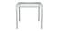 Opal Metal Four Seater Dining Table (White, Painted Finish) by Urban Ladder - - 