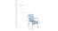 Opal Metal Four Seater Dining Table (Blue, Painted Finish) by Urban Ladder - - 