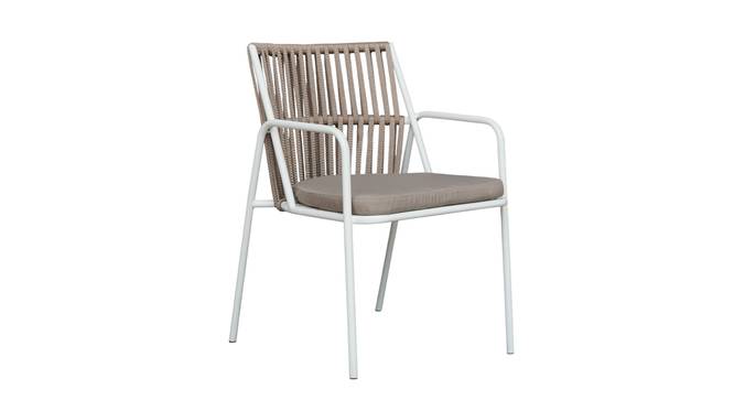 Crema Metal Outdoor Arm Chair Set of 2 Green (White) by Urban Ladder - - 