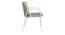 Crema Metal Outdoor Arm Chair Set of 2 Green (White) by Urban Ladder - - 
