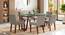 Adria Jade Green Marble 6 Seater Dining Table (Six Seater, Jade Green Finish) by Urban Ladder - - 972936