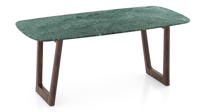 Adria Jade Green Marble 6 Seater Dining Table (Six Seater, Jade Green Finish) by Urban Ladder - - 972937