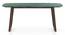 Adria Jade Green Marble 6 Seater Dining Table (Six Seater, Jade Green Finish) by Urban Ladder - - 972938