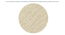 Enzo Nested Round Coffee Table in Travertine Marble & Solid Wood in Amber Walnut Finish (Amber Walnut Finish) by Urban Ladder - - 972945