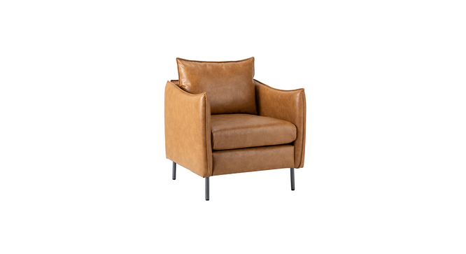 lucas accent chair (Brown) by Urban Ladder - - 