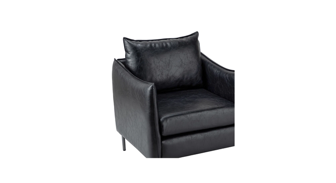 lucas accent chair (Black) by Urban Ladder - - 