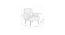 esme accent chair (Grey) by Urban Ladder - - 