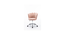preglo task chair (Pink) by Urban Ladder - - 