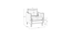 lucas accent chair (Brown) by Urban Ladder - - 