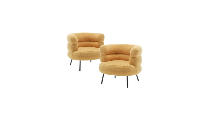 clive accent chair (Yellow) by Urban Ladder - - 