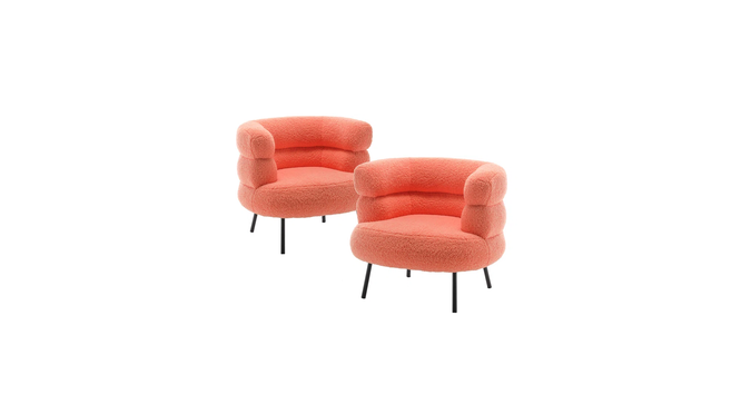 clive accent chair (Orange) by Urban Ladder - - 