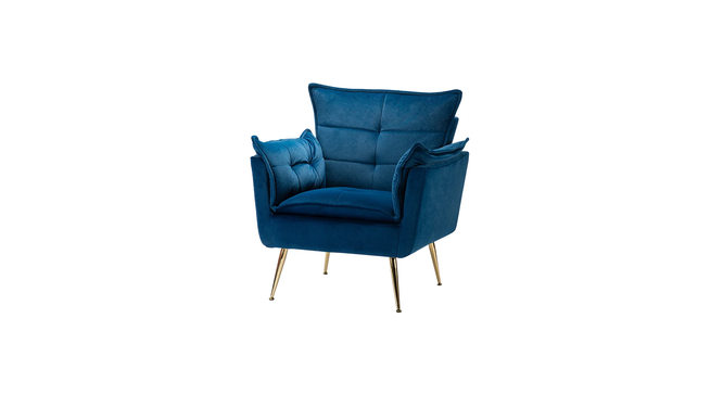 fyn accent chair (Blue) by Urban Ladder - - 