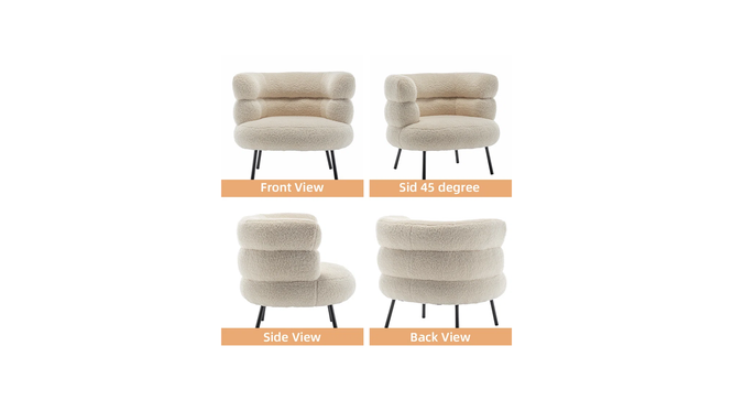 clive accent chair (Beige) by Urban Ladder - - 